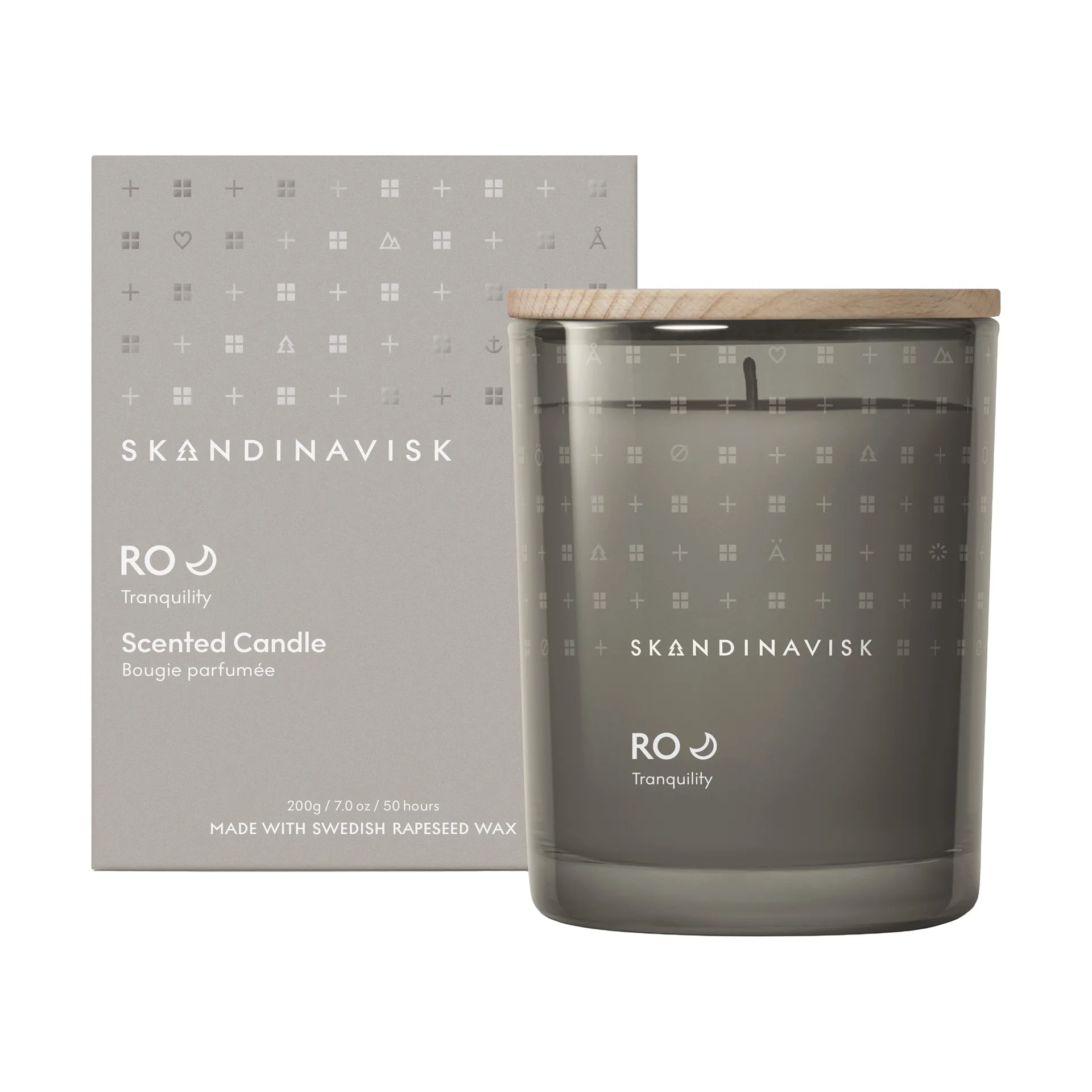Ro doftljus med lock, 200 g Skandinavisk