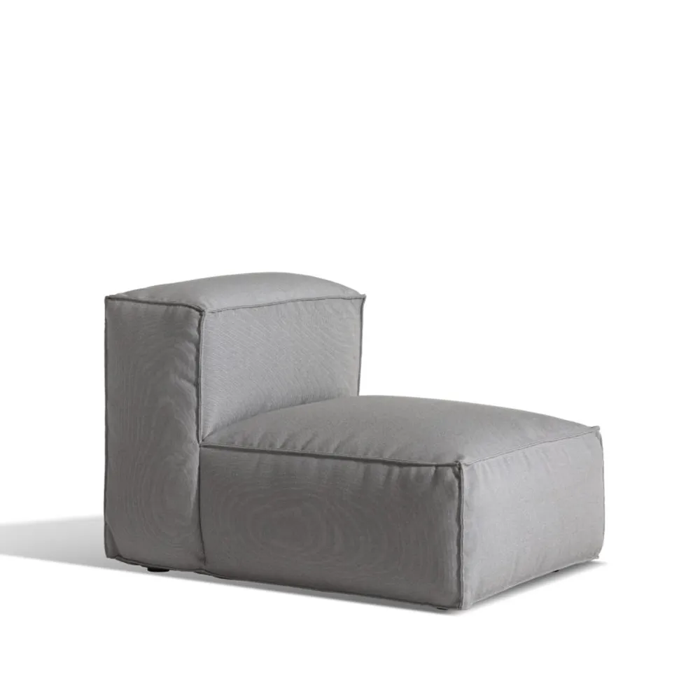 Asker soffmodul, Sunbrella Sling taupe beige, mittdel small Skargaarden