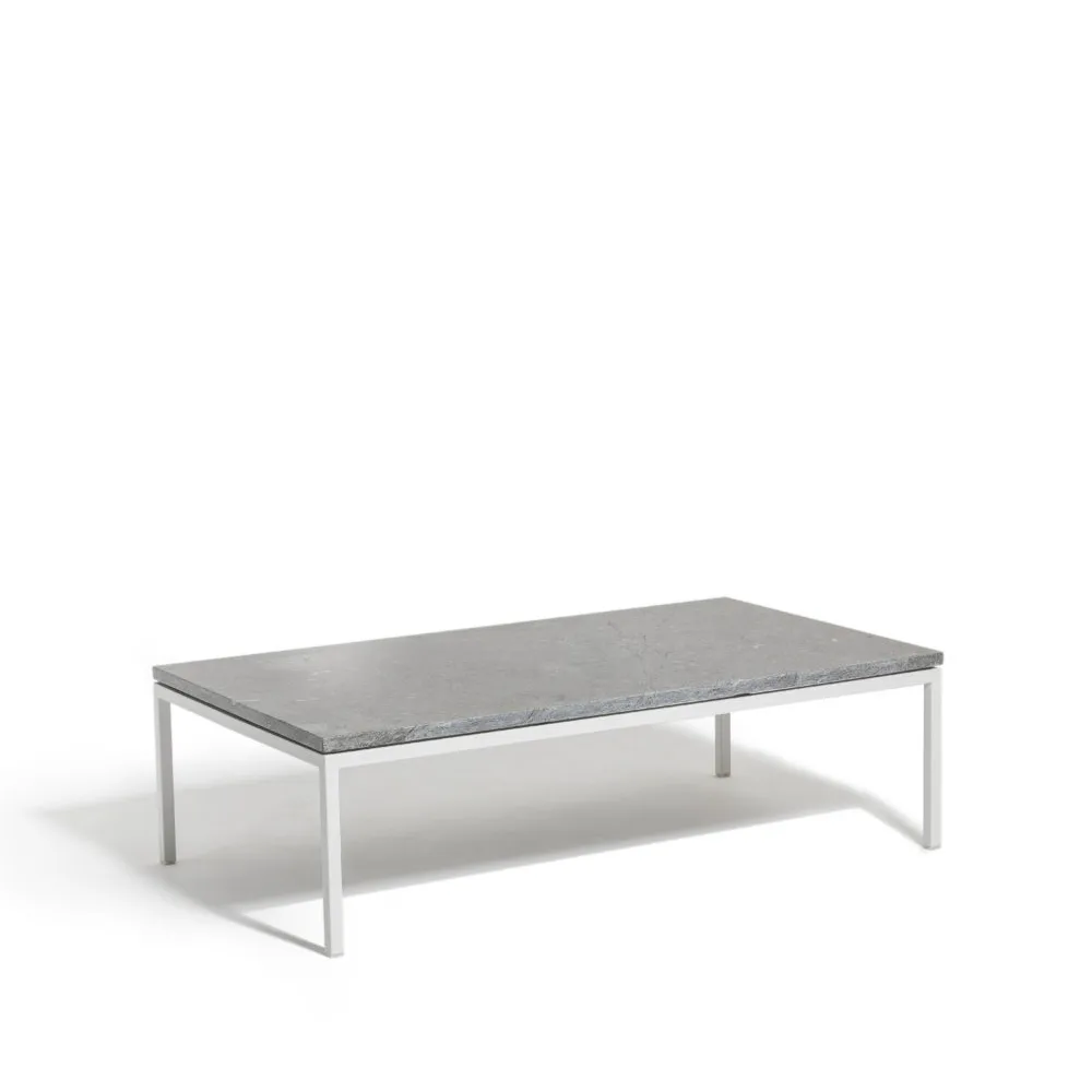 Bönan loungebord, granit, small, ljusgrå aluminium ram Skargaarden