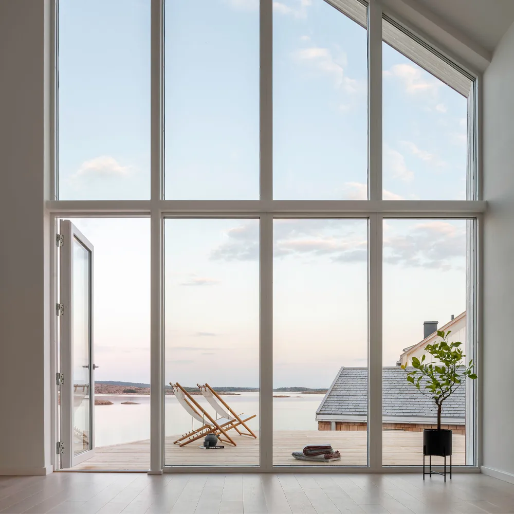 H55 vilstol teak, Agora Nautic white Skargaarden