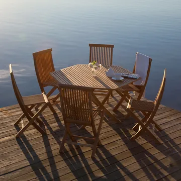 Viken bord - Teak, large - Skargaarden
