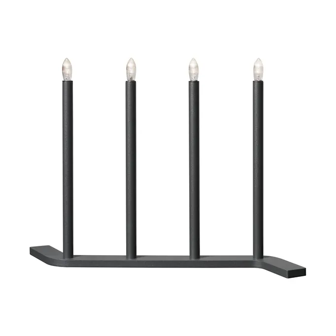 Advent RE adventsljusstake, Grå-4 ljus SMD Design