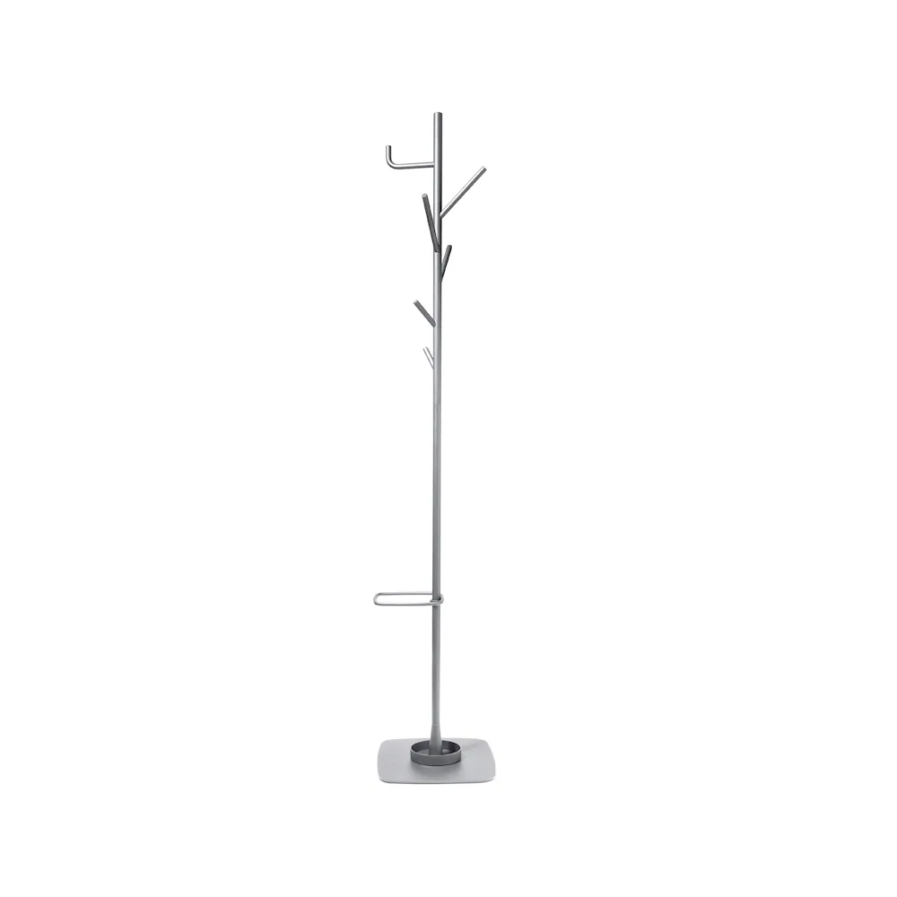Alfred klädhängare med paraplyhållare, ljusgrå SMD Design