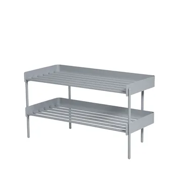 Alfred skohylla - ljusgrå, påbyggnadsdel - SMD Design