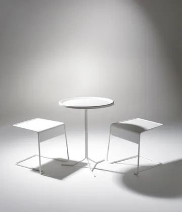 Bong bord Ø40x72 cm - Vit - SMD Design