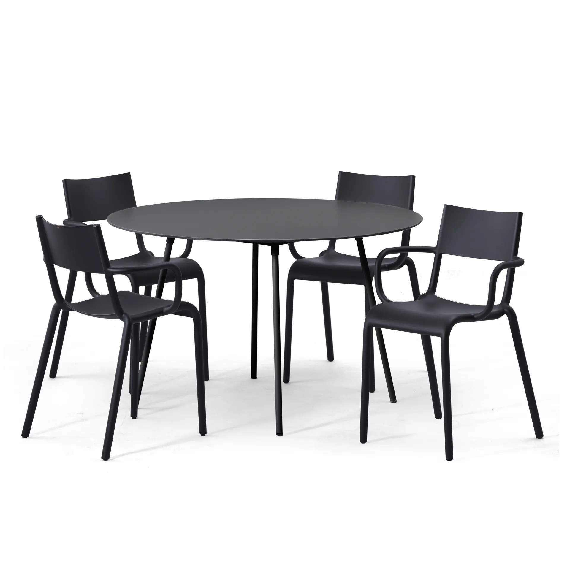 Ella matbord runt, vit SMD Design