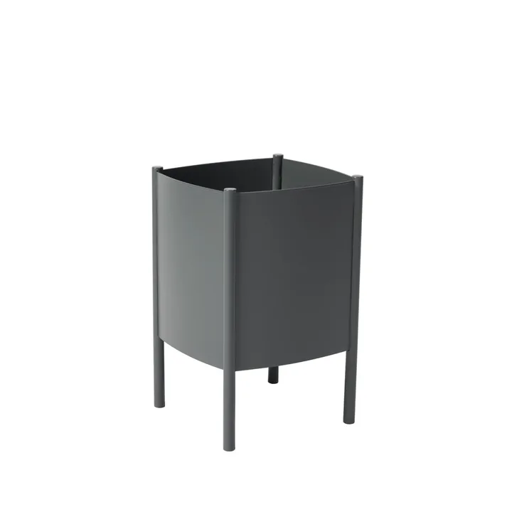 Konvex Pot kruka - Grå, liten Ø23 cm - SMD Design