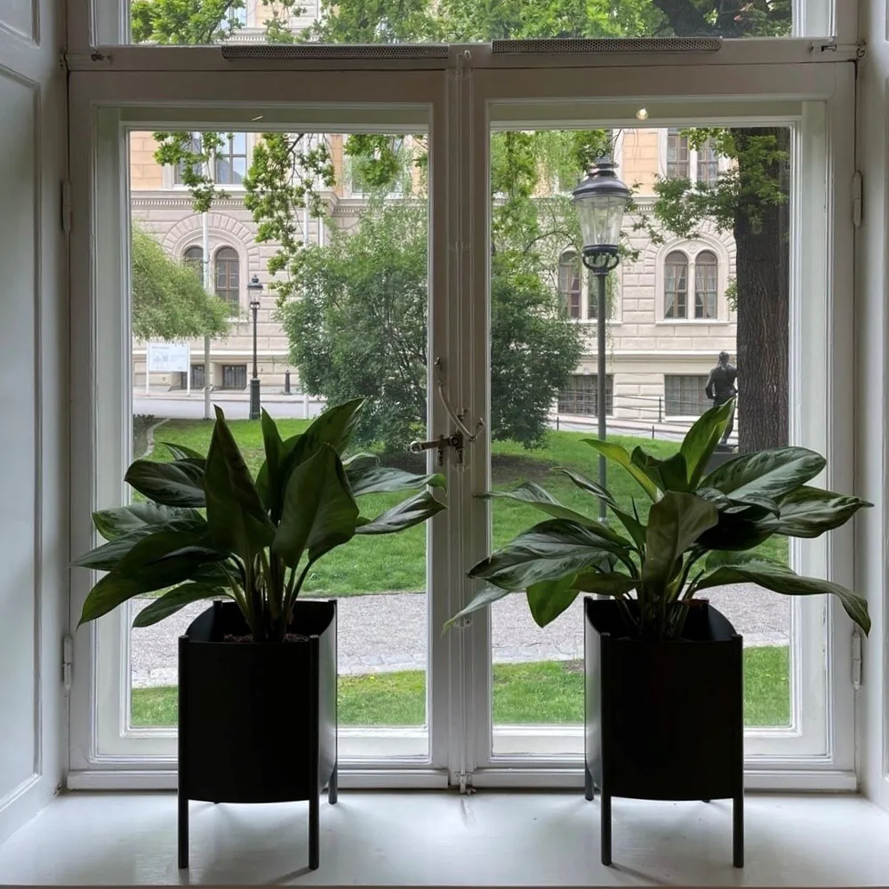 Konvex Pot kruka, Svart, liten Ø23 cm SMD Design