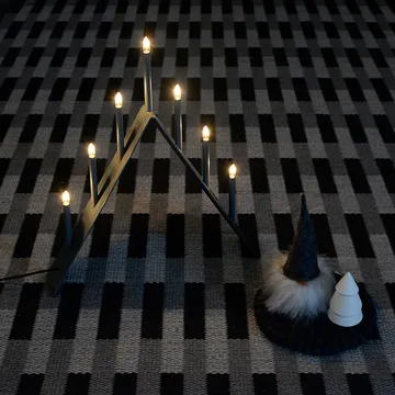 Spica 7 adventsljusstake - röd, led - SMD Design