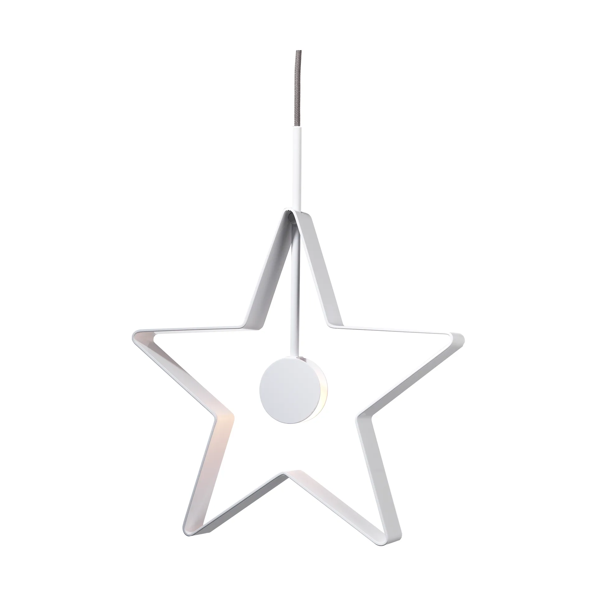 Spica adventsstjärna 60 cm, Vit-grå sladd SMD Design