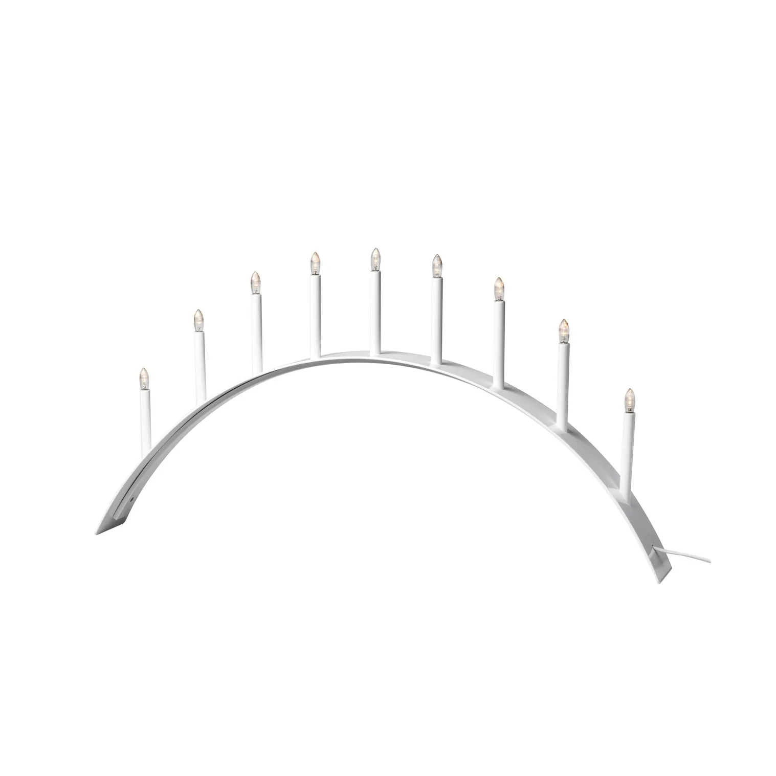 Spica Bow 9 adventsljusstake, Vit SMD Design