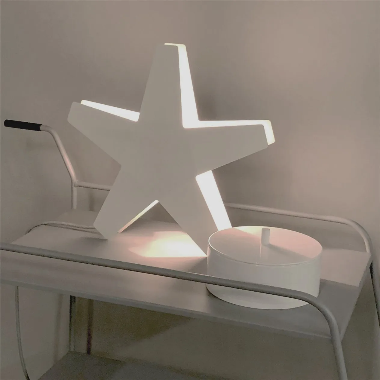 Stella 5 adventsljusstake 41 cm, Svart SMD Design