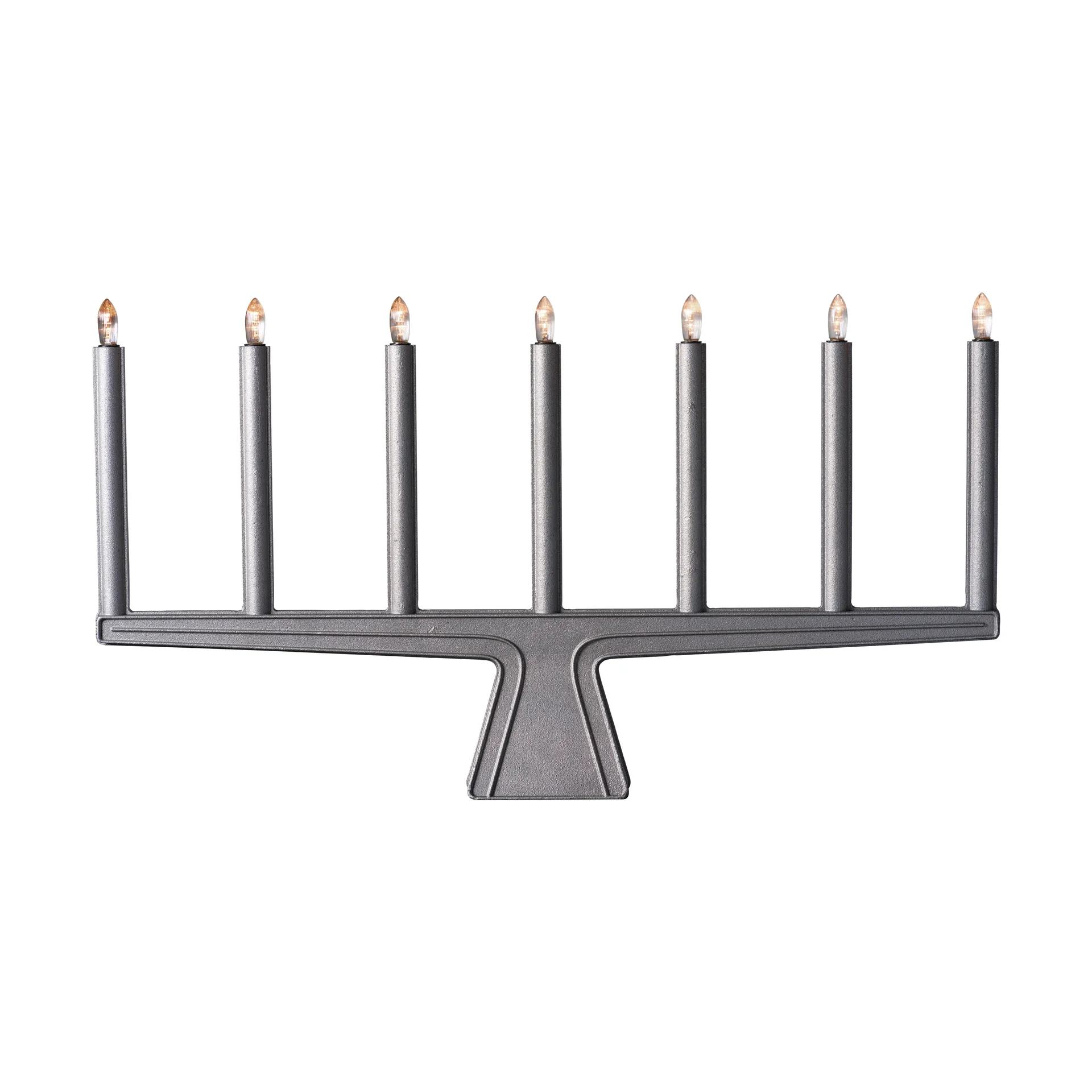 Stella 7 adventsljusstake 60 cm, Rå aluminium SMD Design
