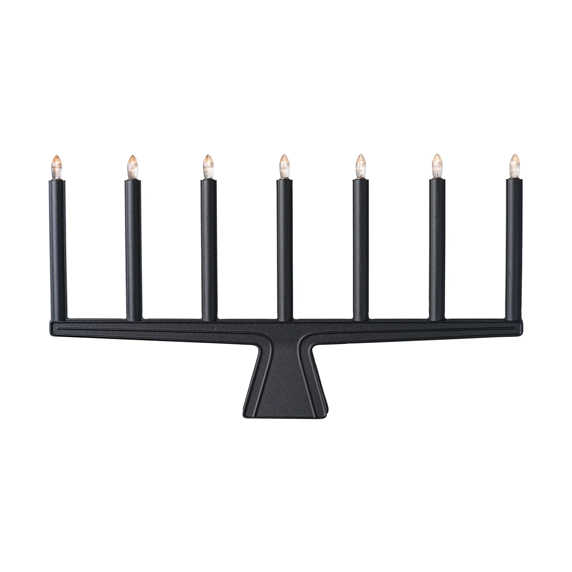 Stella 7 adventsljusstake 60 cm, Svart SMD Design