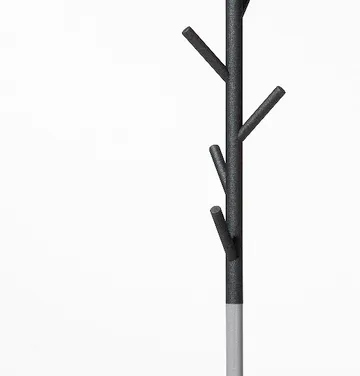 Sticks klädhängare - golv - Mörkgrå-silver - SMD Design
