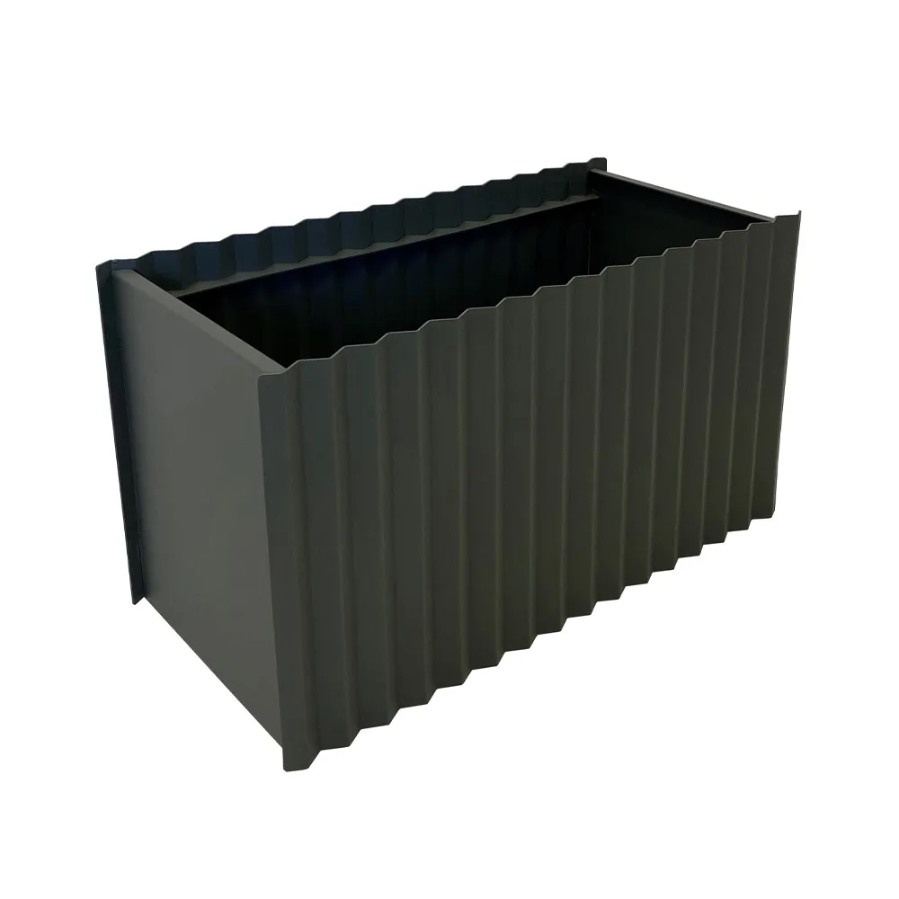 Vida planteringsbox, mörkgrå, 600 SMD Design
