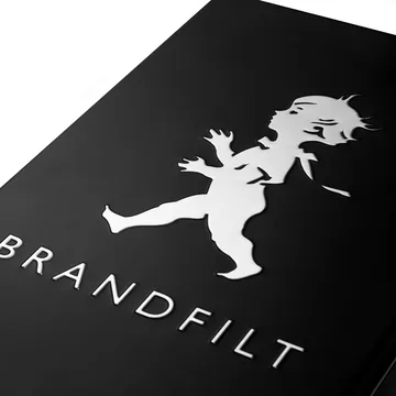 Solstickan brandfilt 120x120 cm - Matt svart - Solstickan Design