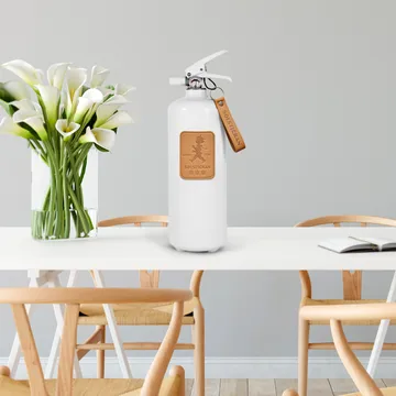 Solstickan brandsläckare 2 kg - Ljusbrunt läder - Solstickan Design