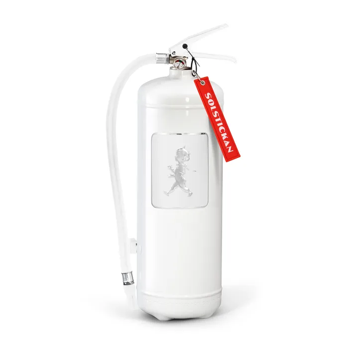 Solstickan brandsläckare 6 kg - Vit-silver - Solstickan Design