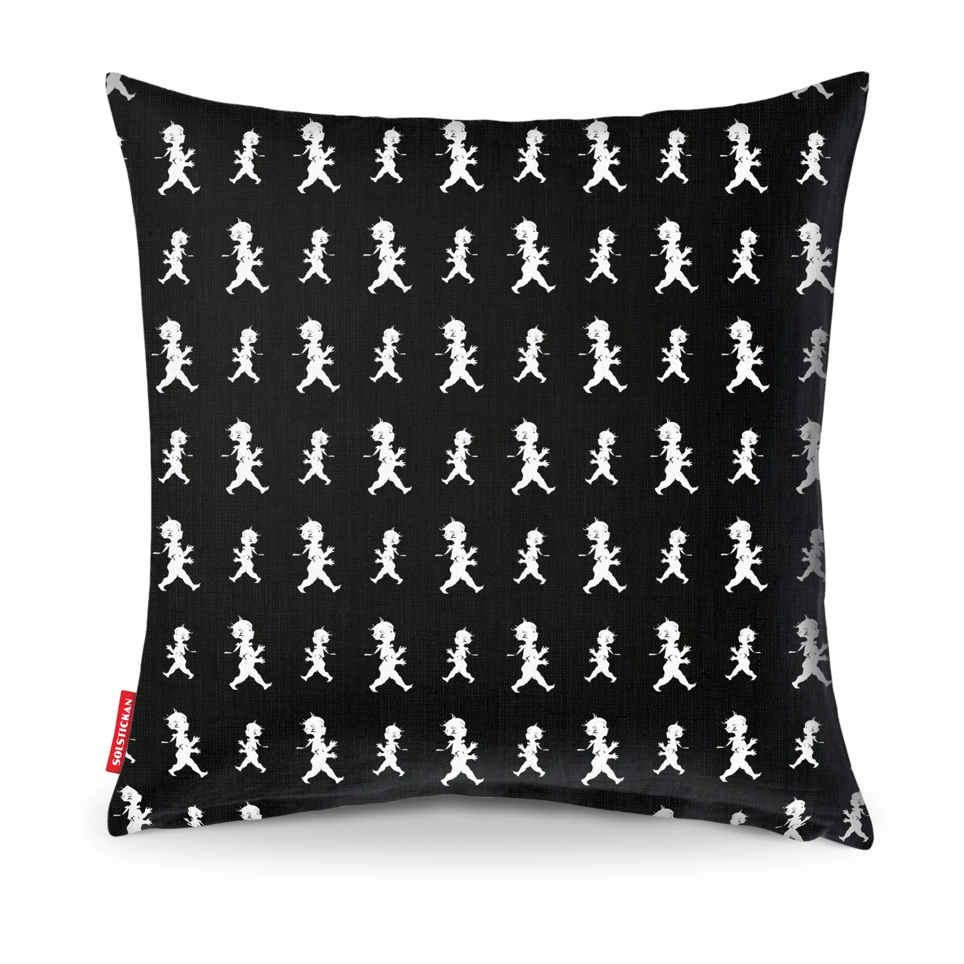 Solstickan kuddfodral 50x50 cm, Svart Solstickan Design