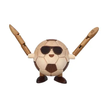 Billy Ball fotboll figur - Beige, 8x6,5x6,7 cm - Spring Copenhagen