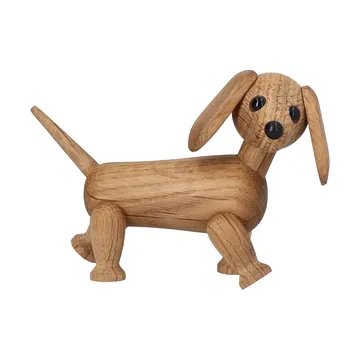 Chico hund figur - Beige, 10,5x4,8x6,8 cm - Spring Copenhagen