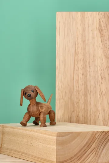 Chico hund figur - Beige, 10,5x4,8x6,8 cm - Spring Copenhagen