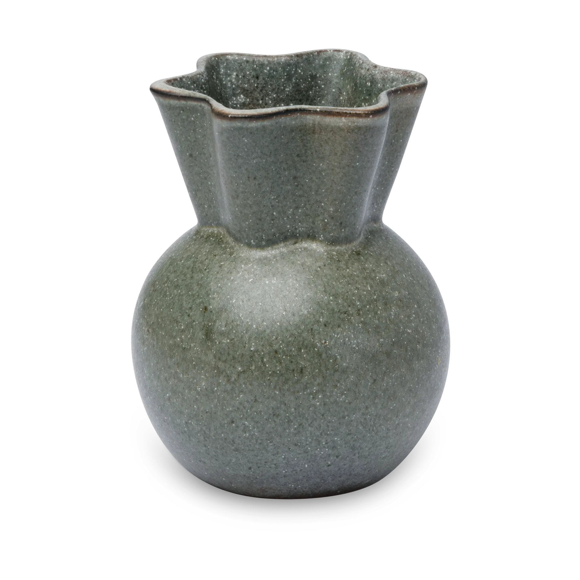 Eva Stæhr-Nielsen vas 14 cm, Mossgrön Spring Copenhagen