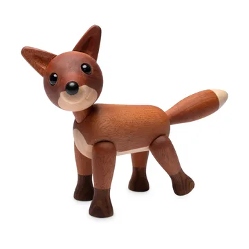 Foxy räv dekoration 12 cm - Mahogny - Spring Copenhagen