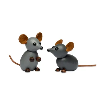 The farm mouse dekoration 7 cm - Grå - Spring Copenhagen