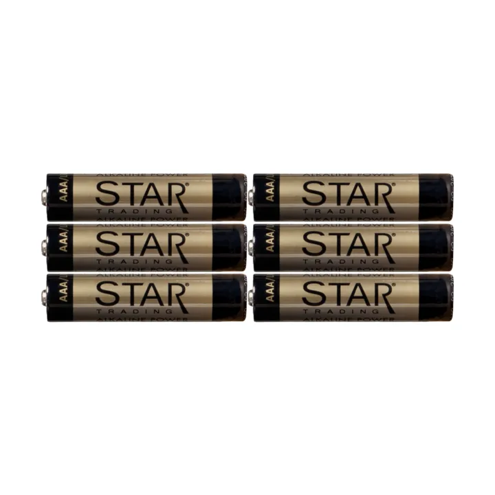 Star Trading batteri 6-pack - AAA - Star Trading