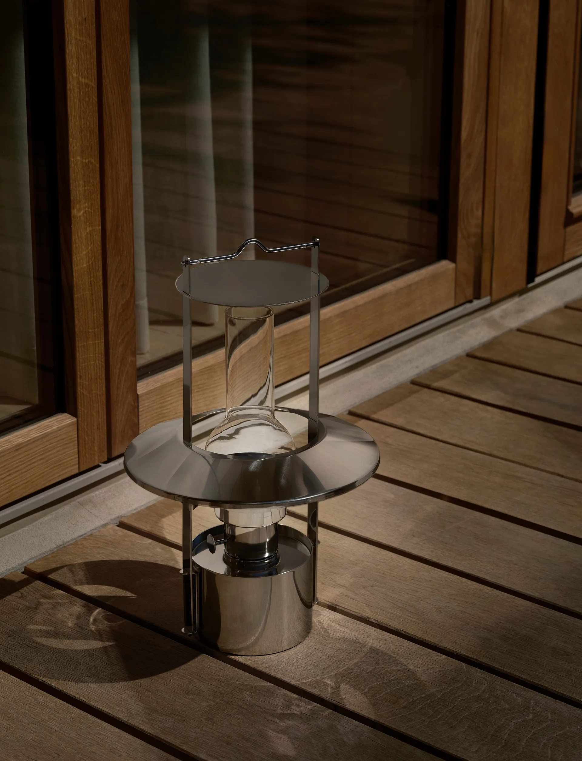 EM portabel skeppslampa 43 cm, Steel Stelton