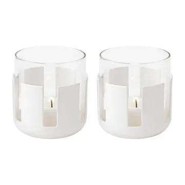 Luna ljuslykta 2-pack - Soft white - Stelton