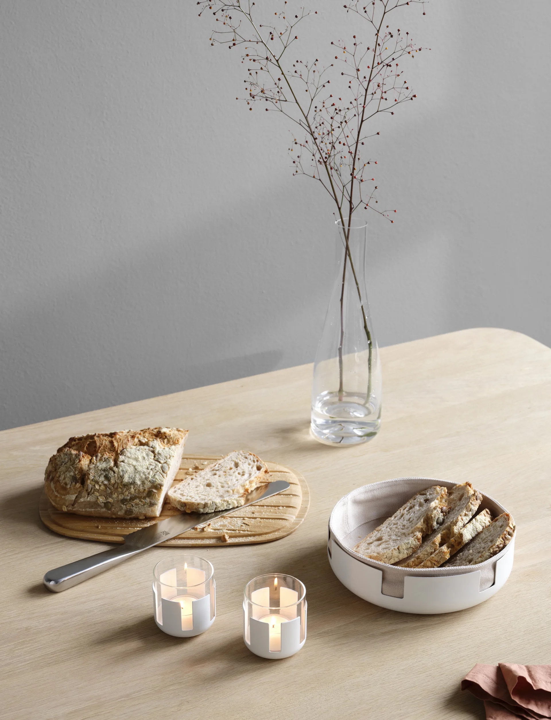 Luna ljuslykta 2-pack, Soft white Stelton