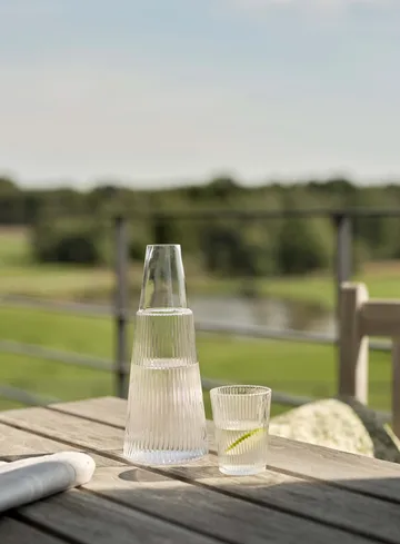Pilastro karaff med dricksglas - Clear - Stelton