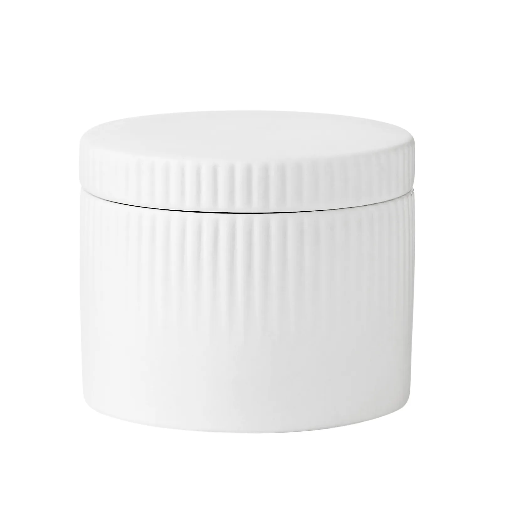 Pleat saltkar, Vit Stelton