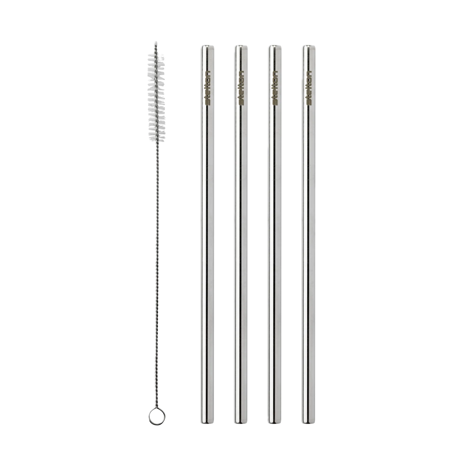Stelton återanvändbara sugrör 4-pack, Steel Stelton