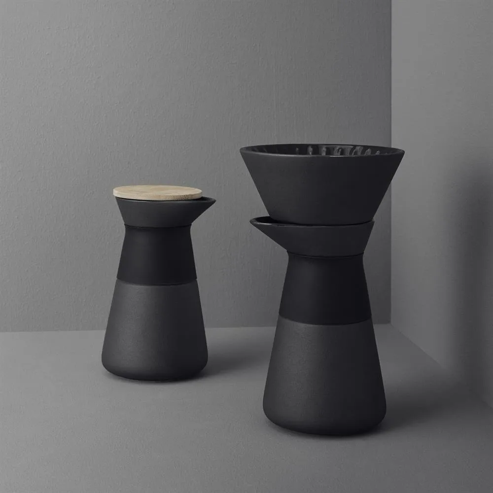Theo filter kaffekanna, svart Stelton