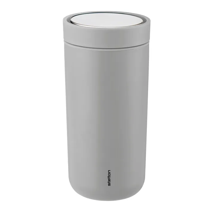 To Go Click termosmugg 0,4 l - Mat light grey - Stelton