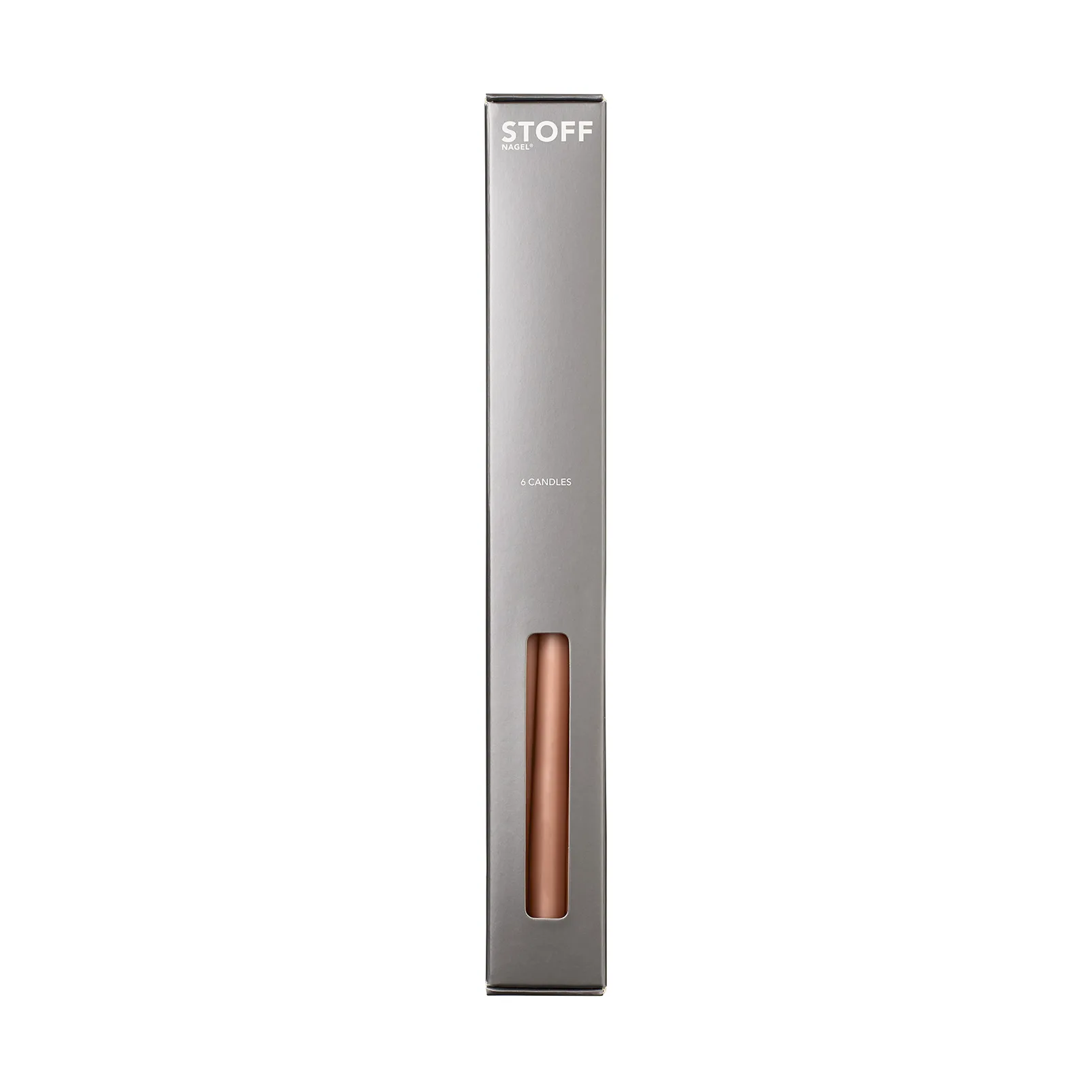 STOFF Nagel antikljus by ester & erik 6-pack, Dusty rose STOFF Nagel