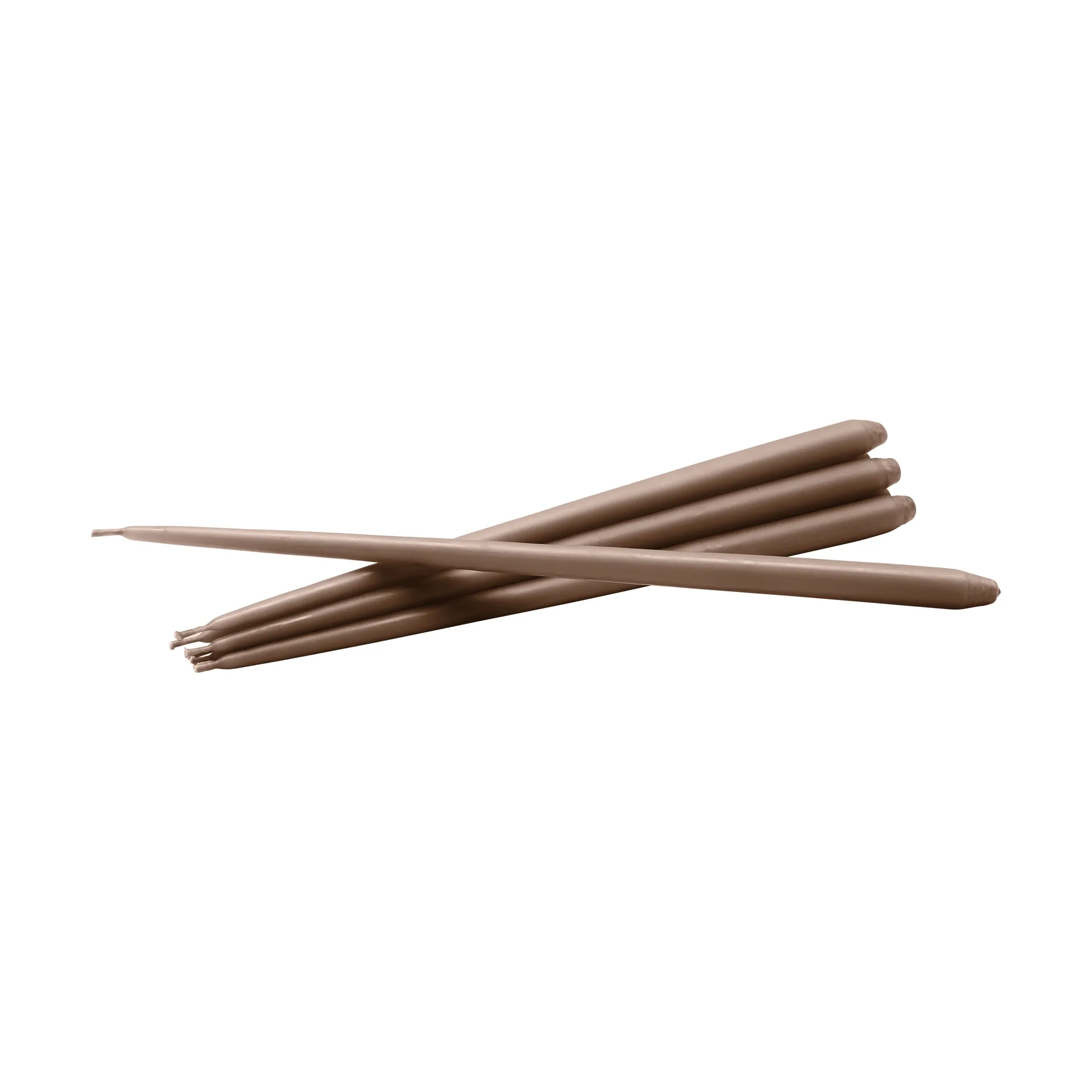 STOFF Nagel antikljus by ester & erik 6-pack, Soft brown STOFF Nagel