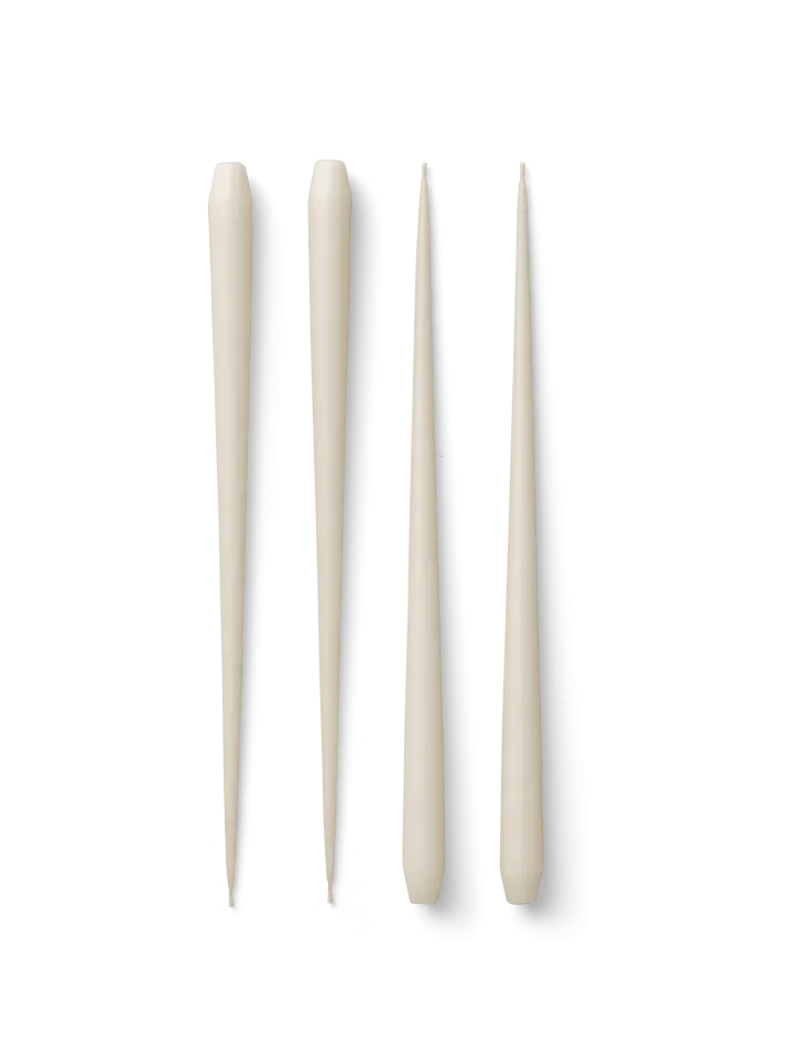 STOFF Nagel antikljus by ester & erik large 4-pack - Off-white - STOFF Nagel
