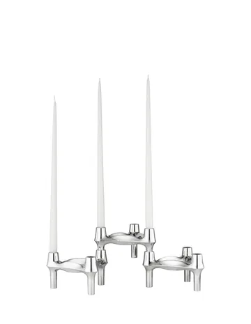 STOFF Nagel BMF ljusstake 3-pack - Krom - STOFF Nagel