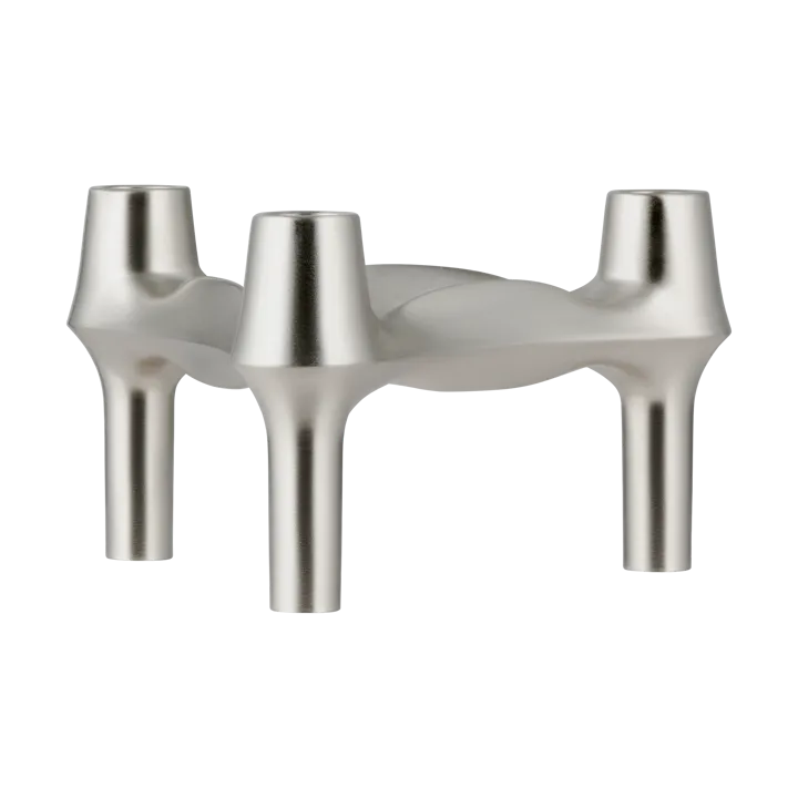 STOFF Nagel BMF ljusstake - Borstad krom - STOFF Nagel