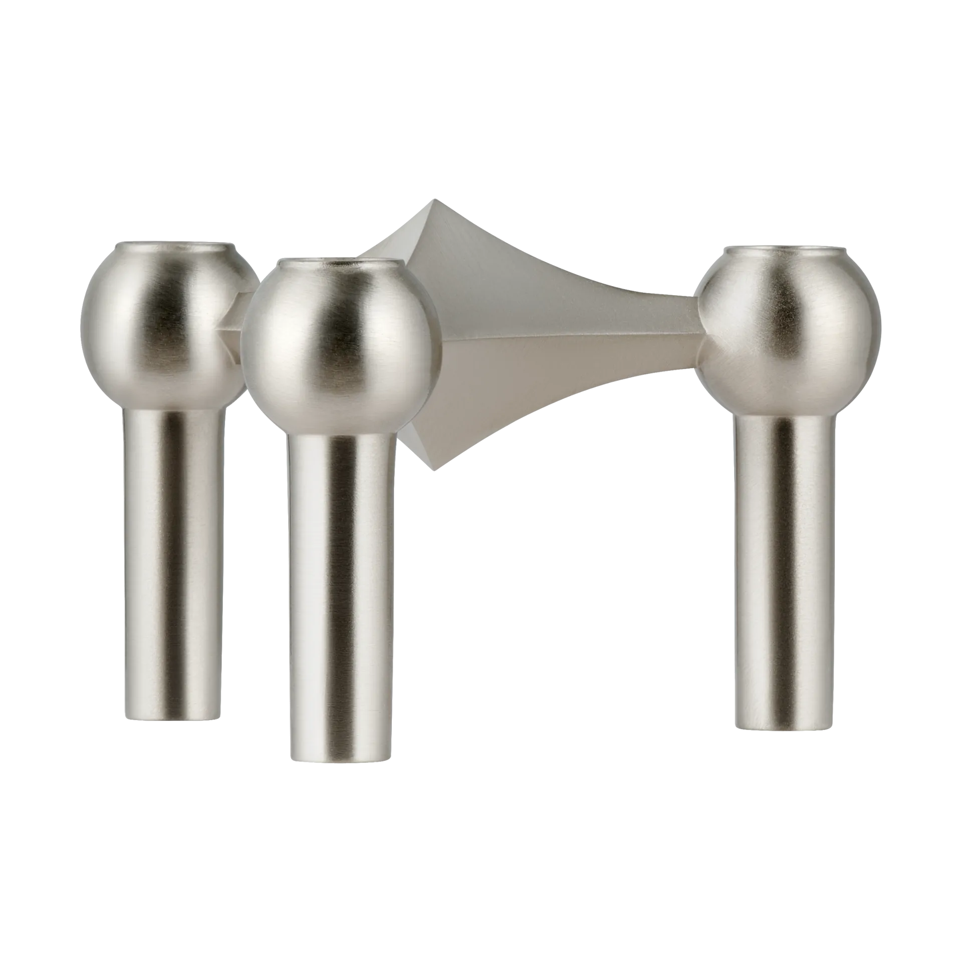 STOFF Nagel ljusstake, Borstad krom STOFF Nagel