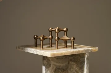 STOFF Nagel ljusstake - Bronzed brass - STOFF Nagel