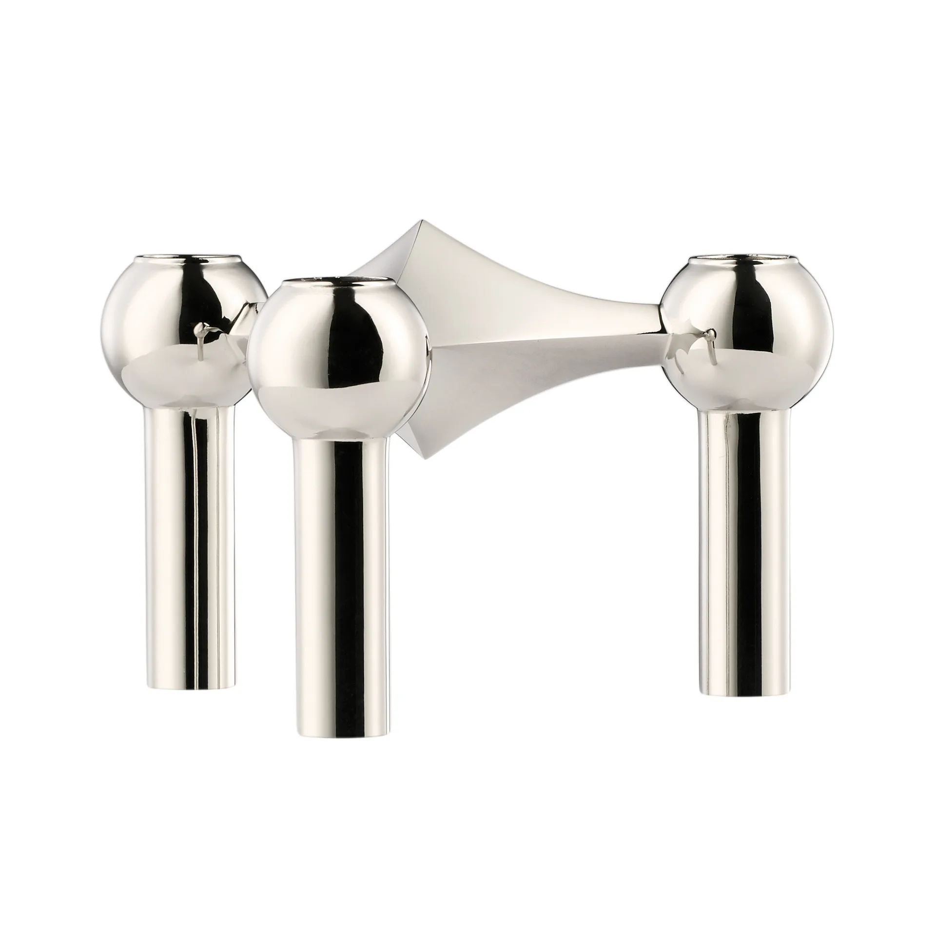 STOFF Nagel ljusstake, krom STOFF Nagel
