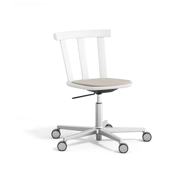 Alt stol snurrstativ klädd sits björk - Hallingdal 65-103 grey/beige-vit 21 - Stolab