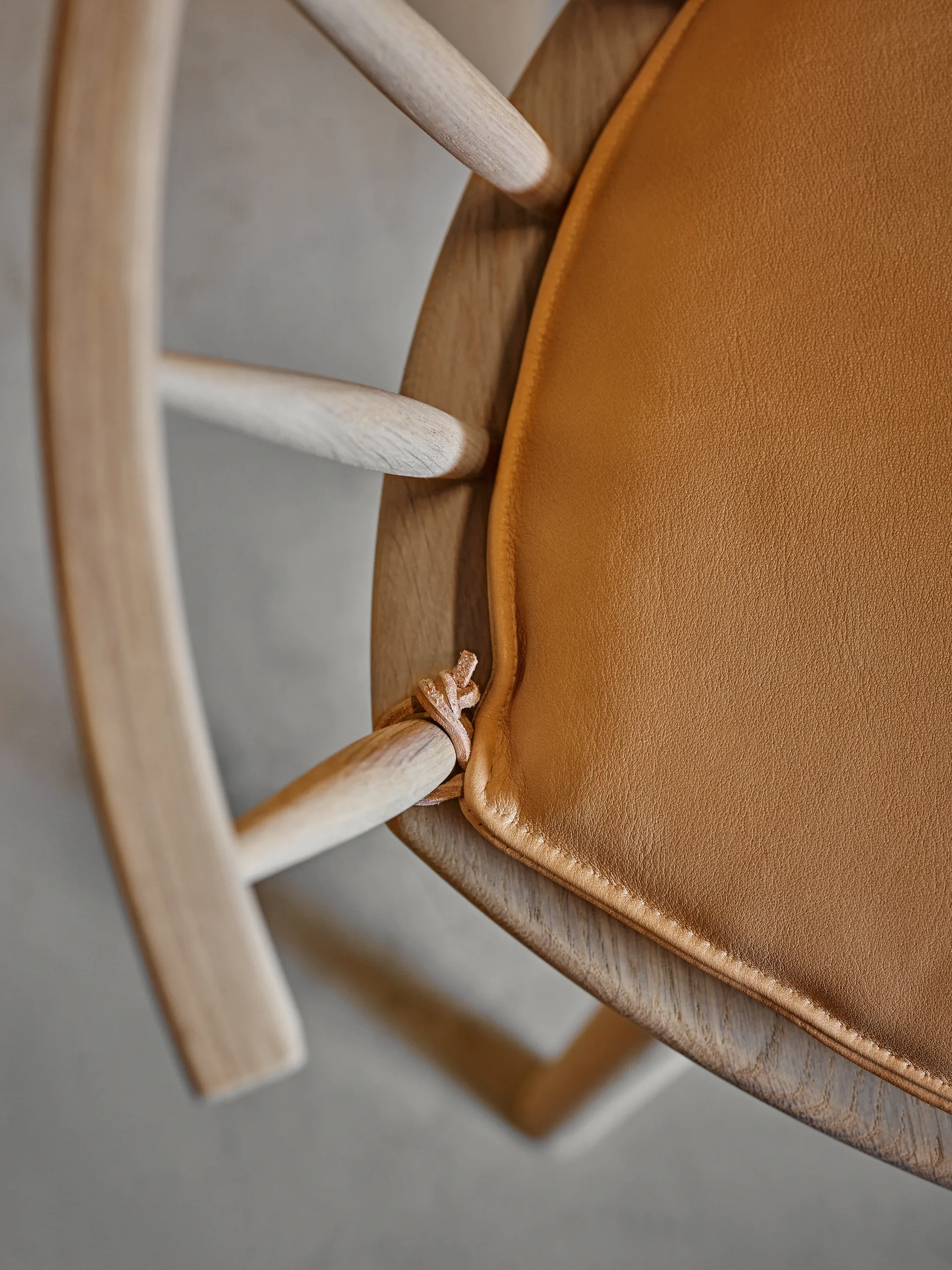 Arka stolsdyna elmotique, Cognac Stolab
