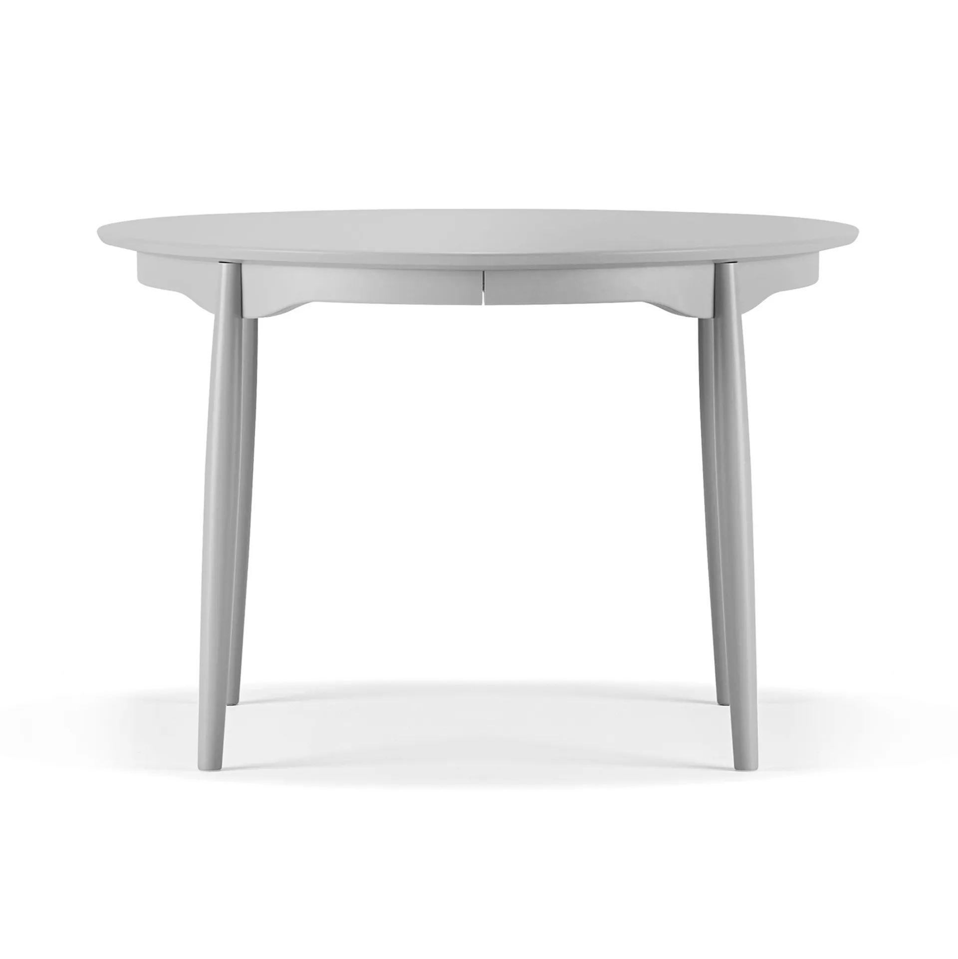 Carl matbord delbart, Björk ljusgrå 51, Ø115 cm Stolab
